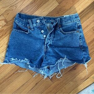 Old Navy Higher High Rise Sky-Hi A-Line shorts